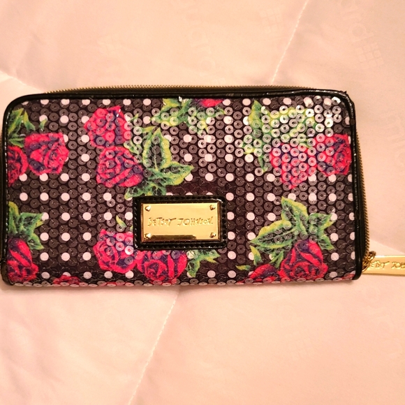 Betty Johnson sequin wallet!! GORGEOUS - Picture 2 of 6